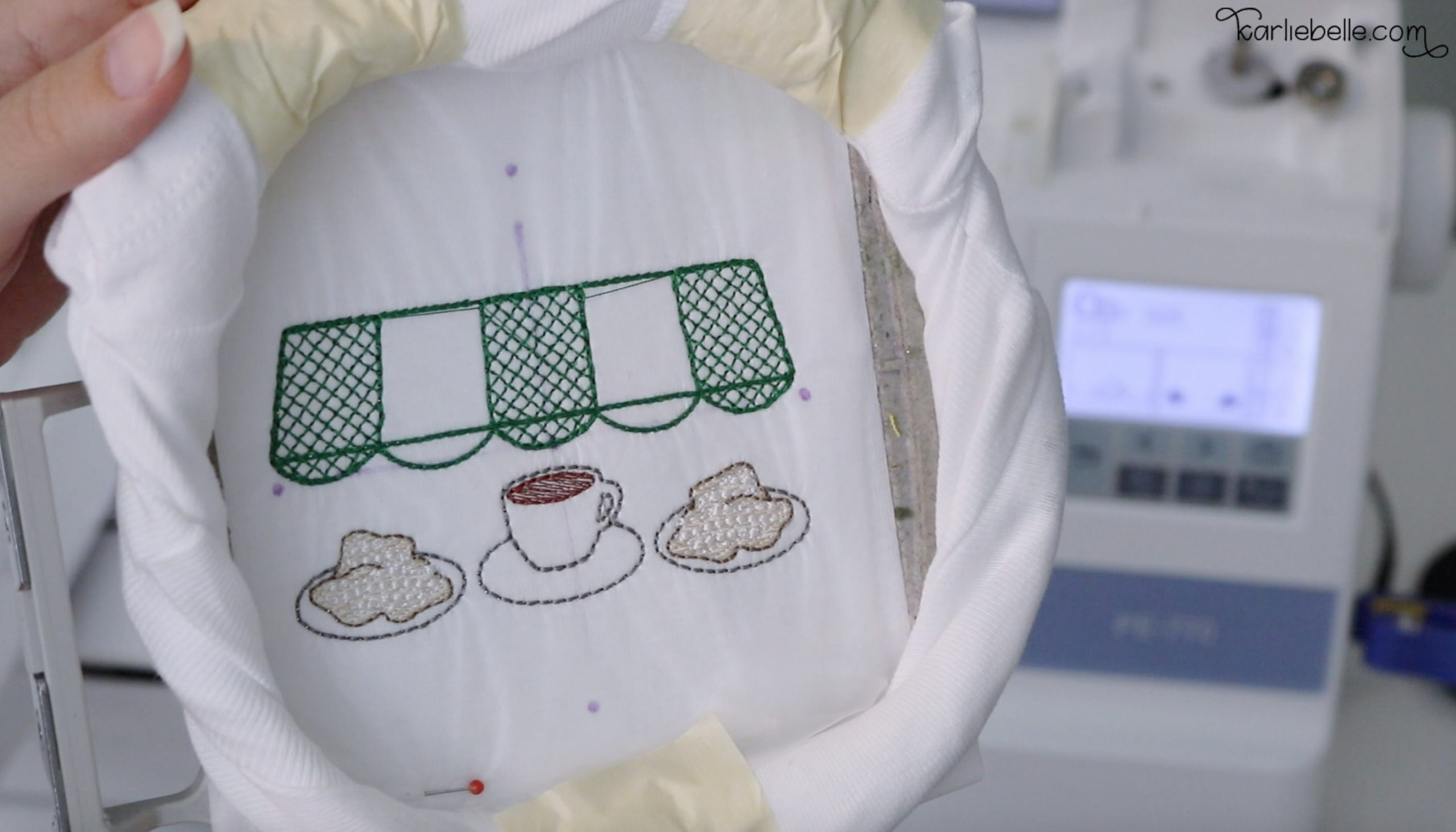 How to Embroider a Baby Onesie