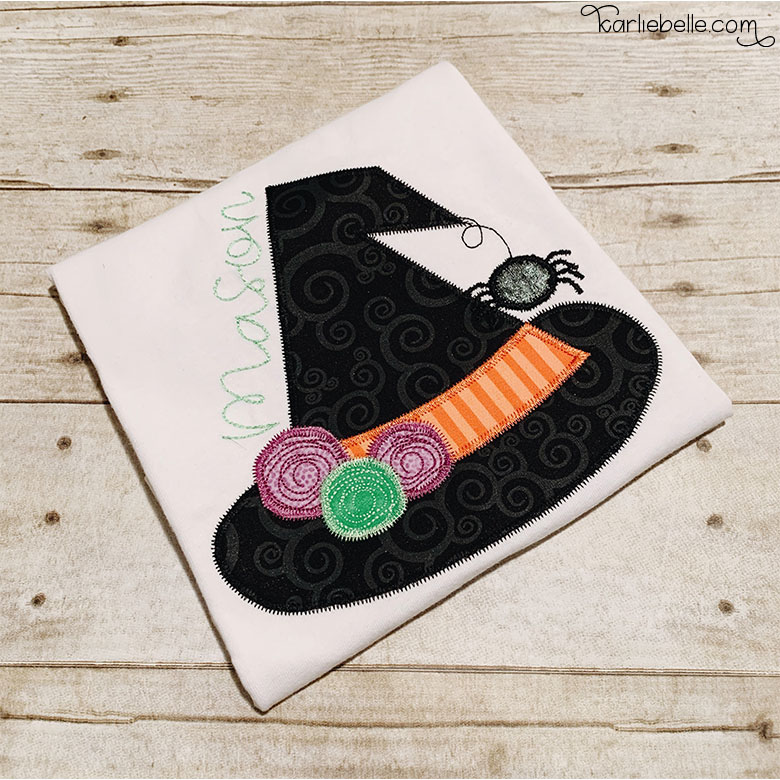 Sip & Stitch no. 7: Applique Halloween Shirt on the Brother Persona