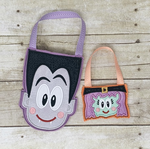 Brother Embroidery Machine Tutorial: Sip & Stitch Halloween Treat Bags – 37