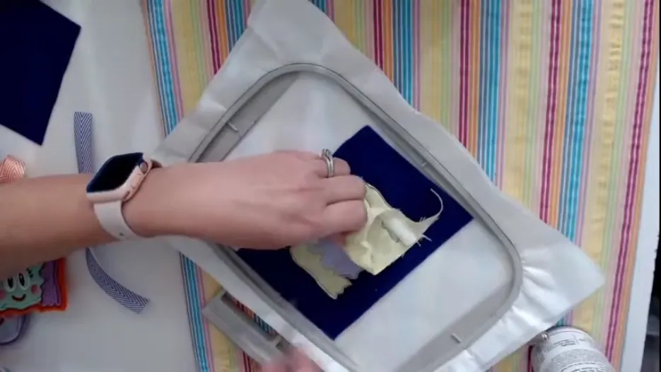Trimming the Hair Fabric