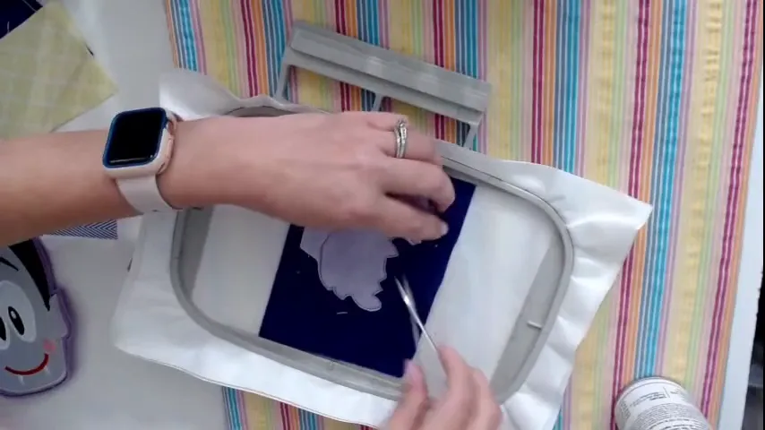 Trimming the Face Fabric