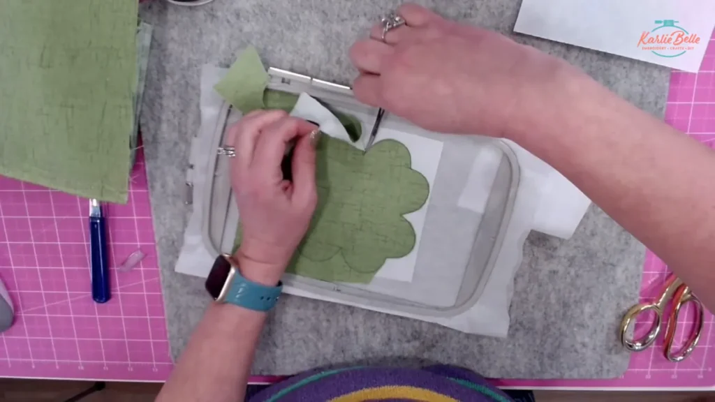 Using Applique Scissors