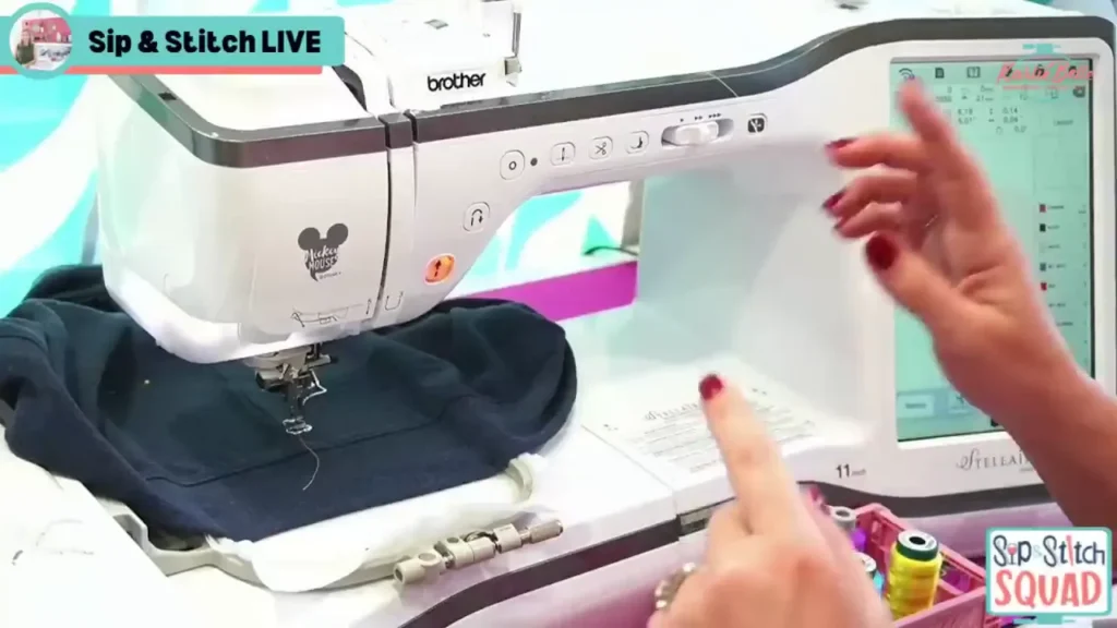 Starting the Satin Stitch