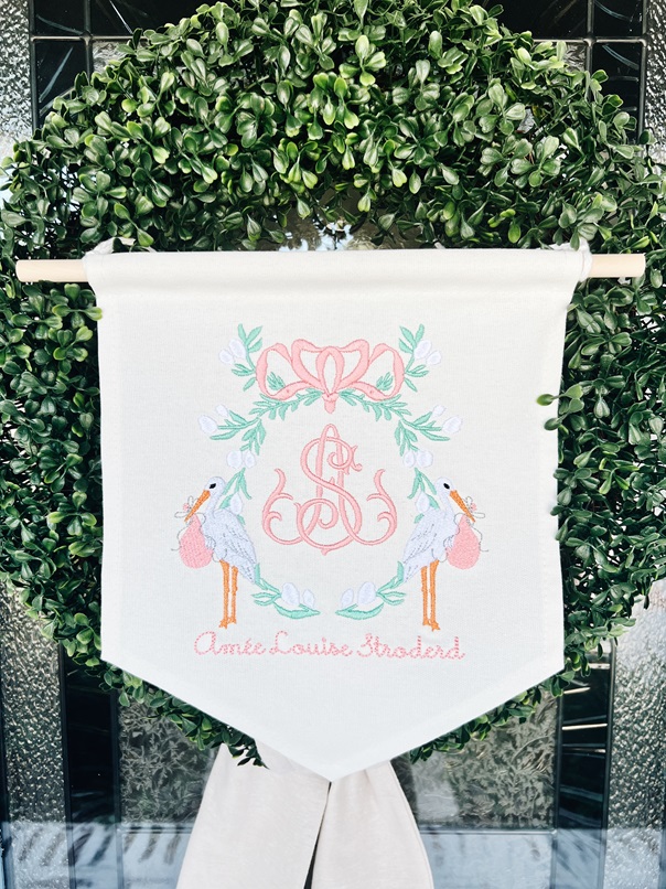 Embrilliance Tutorial: Create a Stunning Baby Banner Door Hanger – 92