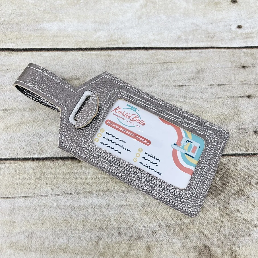How To Make An In The Hoop Luggage Tag: Step-by-Step Guide -94