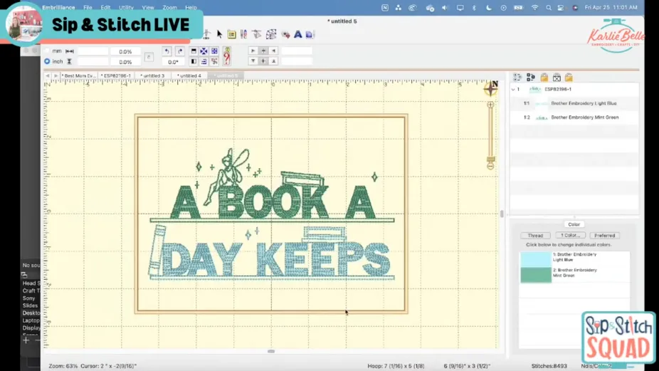 Using Embrilliance Software to Split and Prepare Your Design